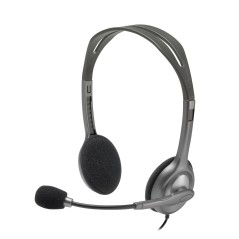 Logitech H110 Stereo Headset - Excellent Sound Quality & Comfort | Model 981-000271